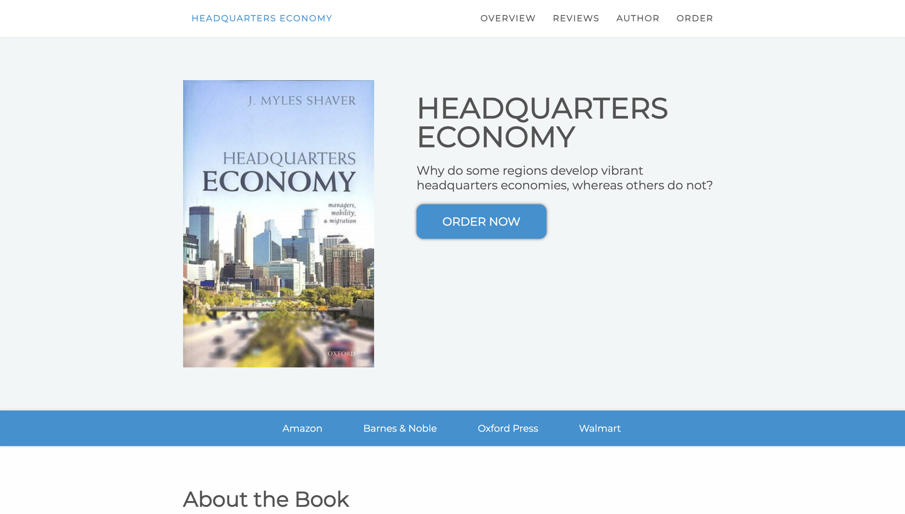 Headquarters Economy desktop view